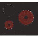 Table - Plaque De Cuisson - Vitroceramique Plaque de cuisson vitrocéramique -CANDY - 3 foyers - L 60 cm - CH63CT -Noir