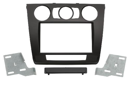 Facade autoradio BMW Plaque de support 2Din BMW Serie 1 2007-2013 avec climatisation manuelle
