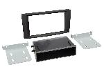 Facade autoradio VW Plaque de support autoradio 2Din avec compartiment pour VW T5-7H- Touareg-7L-
