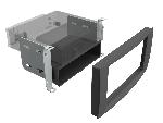 Facade autoradio VW Plaque de support autoradio 2Din avec compartiment pour VW T5-7H- Touareg-7L-