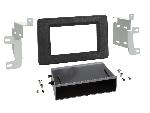 Facade autoradio Opel Plaque de support autoradio 2Din avec rangement pour Opel Movano Renault Master