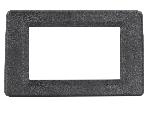 Facade autoradio Opel Plaque de support autoradio 2Din avec rangement pour Opel Movano Renault Master