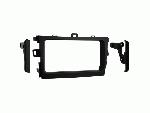 Facade autoradio Toyota Plaque de support autoradio 2Din noire pour Toyota Corolla 2009-2013