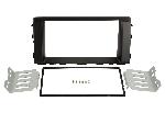 Facade autoradio Kia Plaque de support Autoradio 2Din pour Kia Rio -YB- 2017-2023 noir