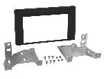 Facade autoradio Toyota Plaque de support autoradio 2Din Toyota Aygo X 04 2022-2023 noir mat