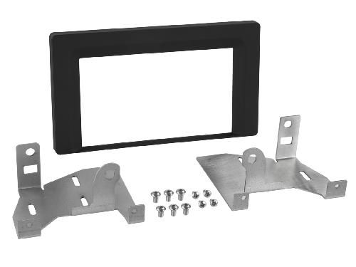 Facade autoradio Toyota Plaque de support autoradio 2Din Toyota Aygo X 04 2022-2023 noir mat