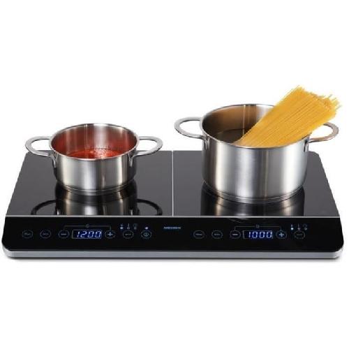 Plaque De Cuisson Posable Plaque induction posable - MEDION - MD 15324 - 2 Feux - L 60.3 x P 35.5 cm