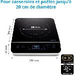 Plaque De Cuisson Posable Plaque induction posable - MEDION - MD 17595 - 1 Feu - L 29 x P 36 cm