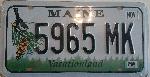 Plaque USA Maine 5965MK - Metal Collection