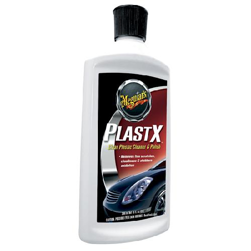 Shampoing Et Produit Nettoyant Exterieur PlastX Renovateur et Lustrant compatible avec plastiques transparents - 250ml G12310