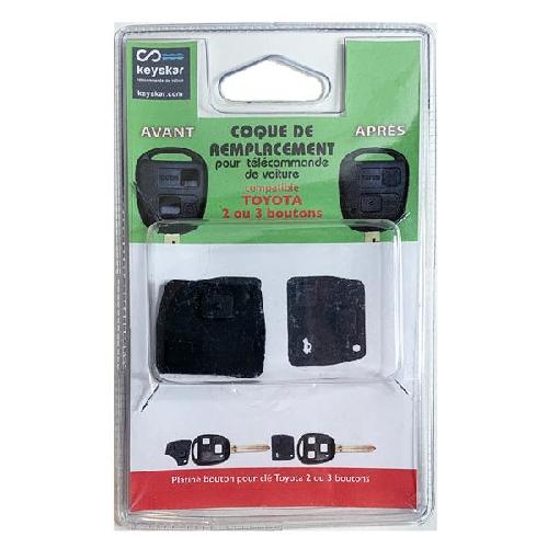 Boitier - Coque De Cle - Telecommande Platine 2 Ou 3 Boutons Adaptable Pour Toyota