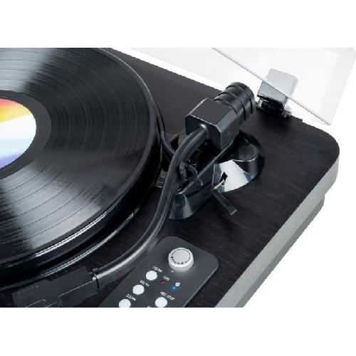 Platine Vinyle - Tourne-disque Platine vinyle Bluetooth - THOMSON - TT650BT - Enregistrement USB - 2 haut-parleurs - Noir