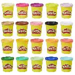 Play-Doh 20 Pots Pate a modeler. Super couleurs. 84 g chacun