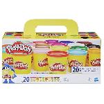 Jeu De Pate A Modeler Play-Doh 20 Pots Pâte a modeler. Super couleurs. 84 g chacun