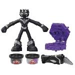 Jeu De Pate A Modeler Play-Doh Black Panther. Griffes tranchantes avec figurine flexible et pâte a modeler. des 4 ans. Marvel