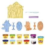 Jeu De Pate A Modeler Play-Doh Bluey se déguise. Coffret avec 11 pots de pâte a modeler Bluey et a sa soeur Bingo. des 3 ans