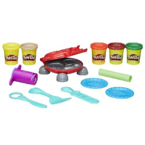 Jeu De Pate A Modeler Play-Doh Burger Party. Set pâtes a modeler Playdoh Kitchen. Accessoires pour créer des hamburgers et hot-dogs. Des 3 ans