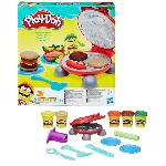 Jeu De Pate A Modeler Play-Doh Burger Party. Set pâtes a modeler Playdoh Kitchen. Accessoires pour créer des hamburgers et hot-dogs. Des 3 ans