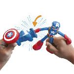 Jeu De Pate A Modeler Play-Doh Captain America. coffret Bouclier tamponneur avec figurine flexible. accessoires et pâte a modeler. des 4 ans. Marvel