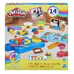 PLAY-DOH Kit du petit chef cuisinier. pate a modeler. 14 accessoires de cuisine. jouets prescolaires. Playdoh Kitchens