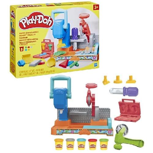 Jeu De Pate A Modeler Play-Doh Mon petit bricoleur. coffret avec pâte a modeler