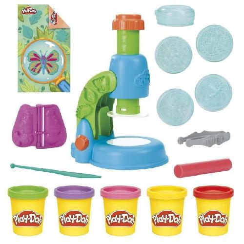 Jeu De Pate A Modeler Play-Doh Mon petit microscope. pâte a modeler. 9 accessoires et 5 couleurs. des 3 ans