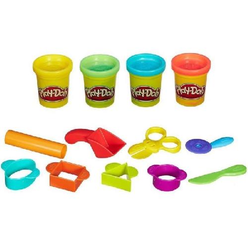 Jeu De Pate A Modeler Play-Doh Mon Premier Kit avec 4 Pots - Kit de pâte a modeler - Pour Enfant des 3 ans