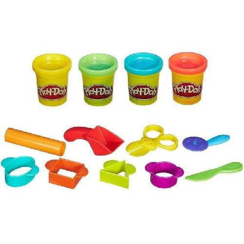 Jeu De Pate A Modeler Play-Doh Mon Premier Kit avec 4 Pots - Kit de pâte a modeler - Pour Enfant des 3 ans