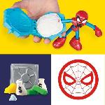 Jeu De Pate A Modeler Play-Doh Spider-Man. coffret Attaque tranchante avec 2 figurines flexibles. 7 accessoires et pâte a modeler. des 4 ans. Marvel