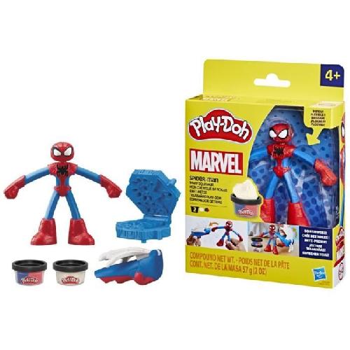 Jeu De Pate A Modeler Play-Doh Spider-Man. coffret Mon créateur de toiles avec figurine flexible et pâte a modeler. des 4 ans. Marvel