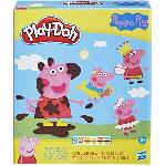 PLAY-DOH - Styles de Peppa Pig avec 9 Pots de pate a modeler atoxique - 11 accessoires - jouet pour enfants - des 3 ans - Les heros
