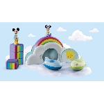 Univers Miniature - Habitation Miniature - Garage Miniature PLAYMOBIL 1.2.3 - Maison des nuages de Mickey et Minnie - Disney - 16 pieces