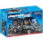 PLAYMOBIL 6043 Fourgon de police avec sirene et gyrophare. City Action Les policiers. 56 pieces. Pour enfant des 4 ans