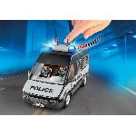 PLAYMOBIL 6043 Fourgon de police avec sirene et gyrophare. City Action Les policiers. 56 pieces. Pour enfant des 4 ans