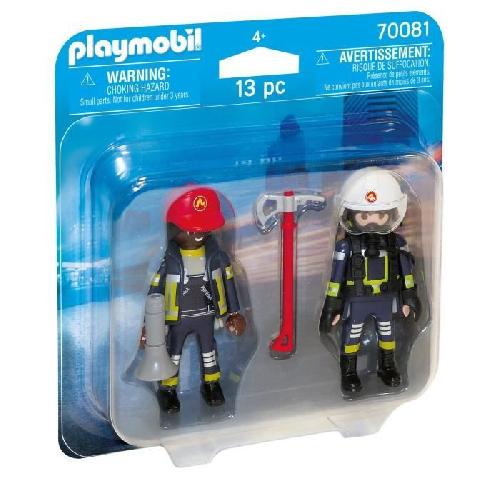 Univers Miniature - Habitation Miniature - Garage Miniature PLAYMOBIL 70081 - Pompiers secouristes