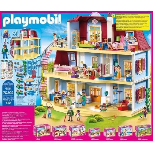 Univers Miniature - Habitation Miniature - Garage Miniature PLAYMOBIL 70205 Grande Maison Traditionnelle. Dollhouse La Maison Traditionnelle. 592 pieces. Des 4 ans