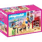 PLAYMOBIL - 70206 - Dollhouse La Maison Traditionnelle - Cuisine familiale - 129 pieces - Mixte - Plastique