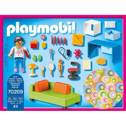 Univers Miniature - Habitation Miniature - Garage Miniature PLAYMOBIL 70209 Chambre d'enfant avec canapé-lit. Maison Traditionnelle. Dollhouse. 43 pieces. Des 4 ans