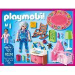 Univers Miniature - Habitation Miniature - Garage Miniature PLAYMOBIL 70210 Chambre de bebe. Dollhouse La Maison Traditionnelle. 100 pieces .Des 4 ans