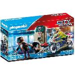 PLAYMOBIL 70572 Policier en moto et voleur. City Action. Les policiers. Des 4 ans