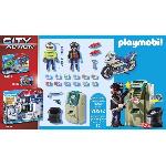 PLAYMOBIL 70572 Policier en moto et voleur. City Action. Les policiers. Des 4 ans