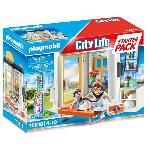 PLAYMOBIL - 70818 - City Life L'Hopital - Starter Pack - Cabinet de pediatre