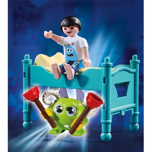 Univers Miniature - Habitation Miniature - Garage Miniature PLAYMOBIL - 70876 - Enfant avec petit monstre