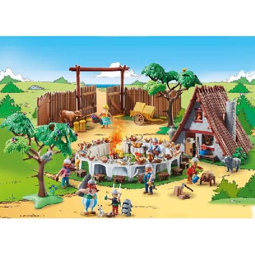 Univers Miniature - Habitation Miniature - Garage Miniature PLAYMOBIL 70931 Le banquet du village. Asterix. Personnages de la BD. Des 5 ans