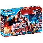 Univers Miniature - Habitation Miniature - Garage Miniature PLAYMOBIL 70935 Camion de pompiers avec échelle. City Action. Les pompiers. 113 pieces. Des 5 ans