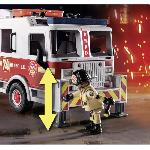 Univers Miniature - Habitation Miniature - Garage Miniature PLAYMOBIL 70935 Camion de pompiers avec échelle. City Action. Les pompiers. 113 pieces. Des 5 ans