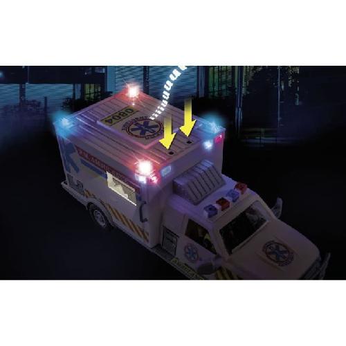 Univers Miniature - Habitation Miniature - Garage Miniature PLAYMOBIL 70936 Ambulance américaine avec secouristes et blessé. City Action. Les Secouristes