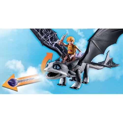 Univers Miniature - Habitation Miniature - Garage Miniature PLAYMOBIL - 71081 - Dragons Nine Realms- Thunder et Tom