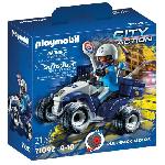 PLAYMOBIL 71092 Policier et quad a retrofriction. City action. les policiers. Des 4 ans