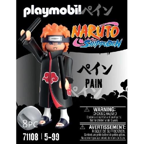 Univers Miniature - Habitation Miniature - Garage Miniature PLAYMOBIL 71108 Pain. Naruto Shippuden. Personnage de manga ninja avec accessoires